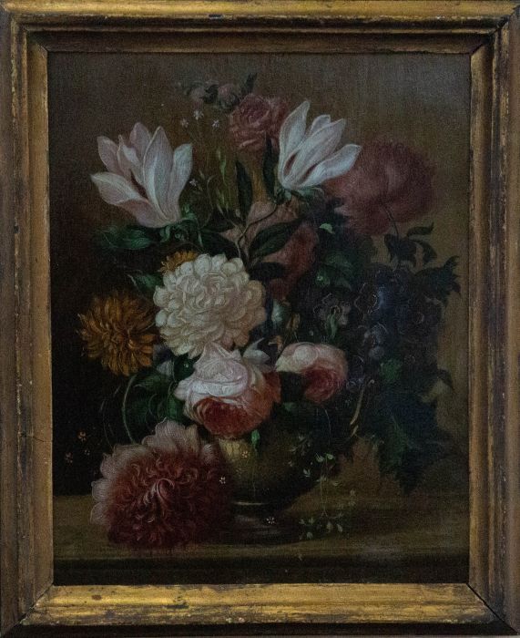 Mid 20th Century Oil - Floral Array