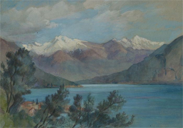 Early 20th Century Watercolour - Lake Como