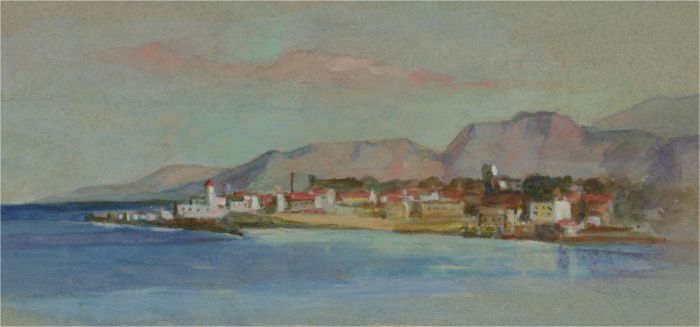 Early 20th Century Watercolour - Rhodes