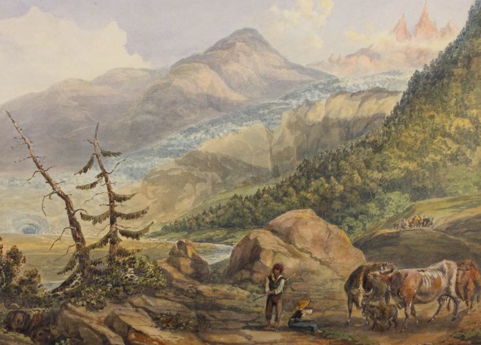 1839 Watercolour - Chamonix