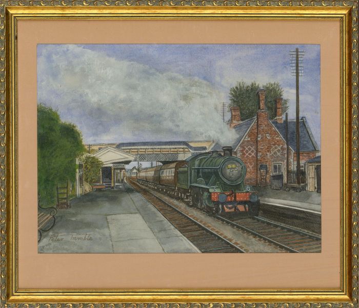 Peter Trumble  - Mid 20th Century Watercolour, Savernake Station