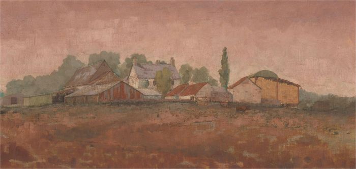 George Godsell - 20th Century Oil, Gwent Hill Farm