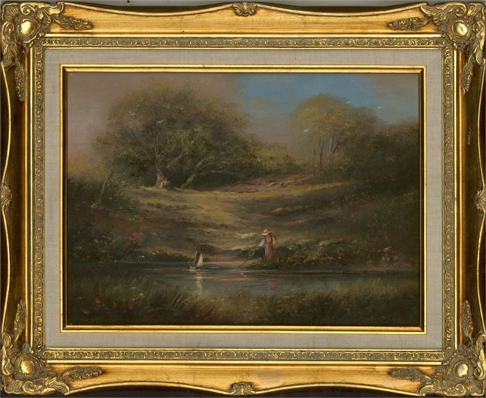 Taylor - 20th Century Oil, Toy Boat