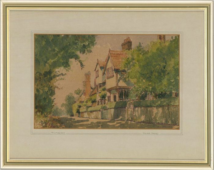 Edward Darby (1928-2009) - Signed 1981 Watercolour, Blythburgh