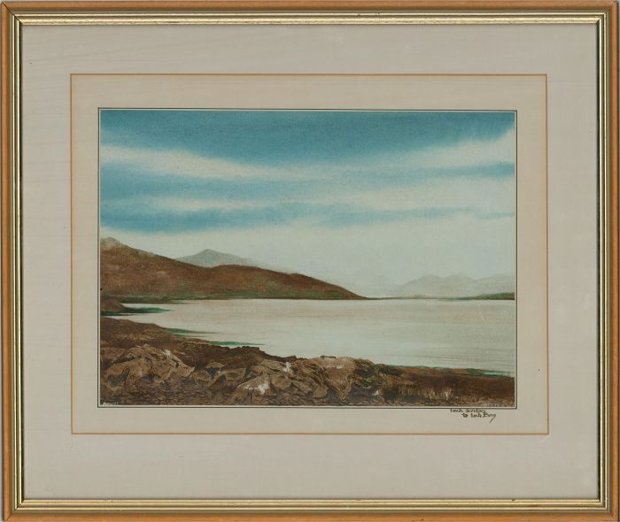 P.F.T.J.C. - 20th Century Watercolour, Loch Scridain to Loch Beg