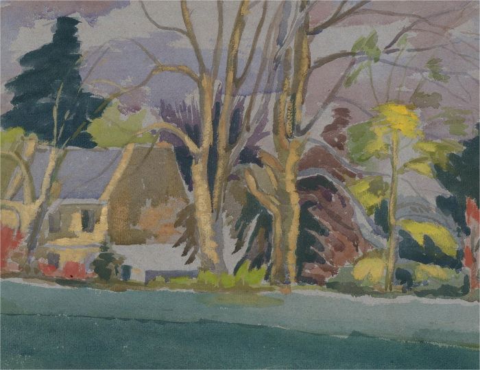 Contemporary Watercolour - Grey Day