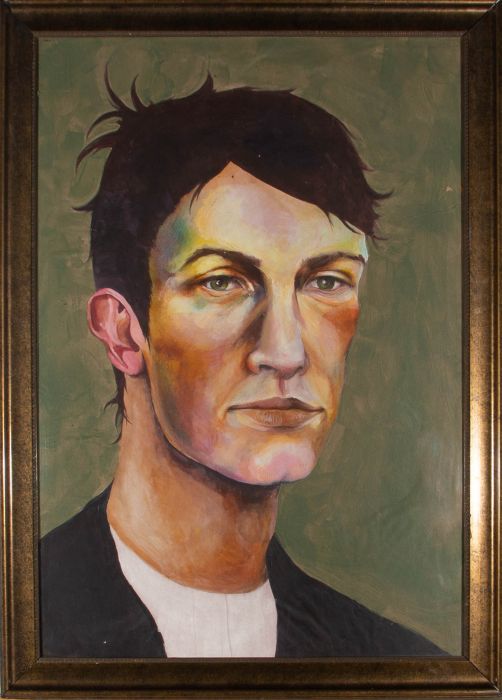 Isabelle Mulvany - Contemporary Acrylic, Portrait Of A Young Man