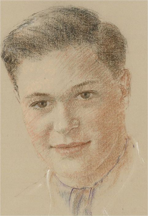 Kathleen Tweed - Mid 20th Century Pastel, Young Man