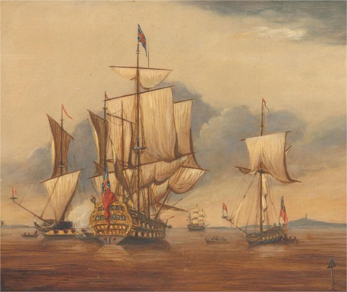 Early 20th Century Oil - The Evening Salute
