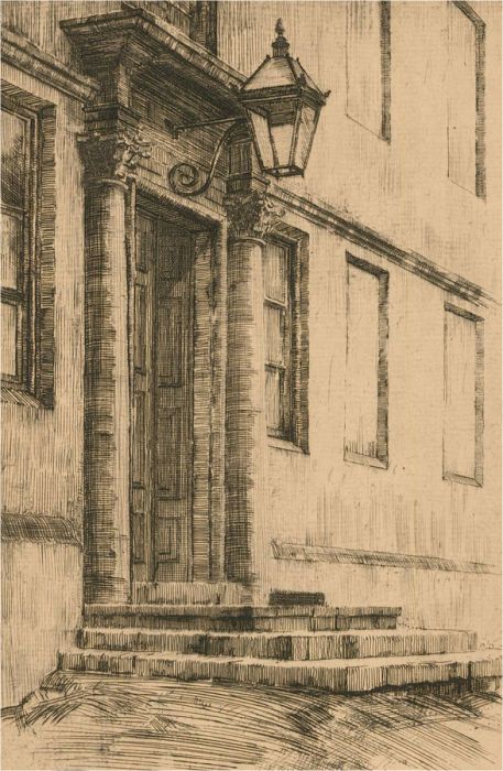Early 20th Century Etching - The Doorway