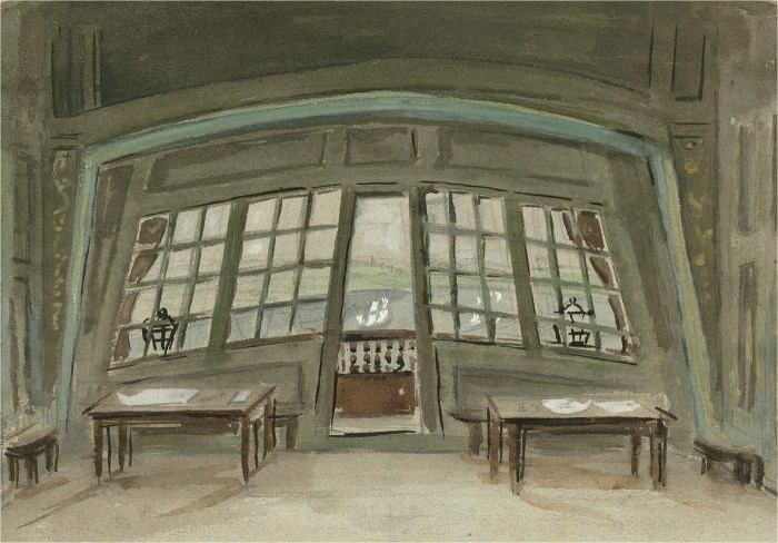 20th Century Watercolour - Collection Of Set Designs