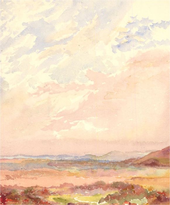 Early 20th Century Watercolour - Land and Sea