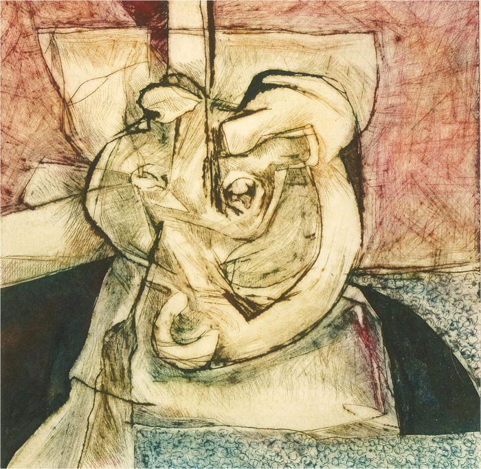 Peter Oakley (1935-2007) - 1997 Etching, Memorial