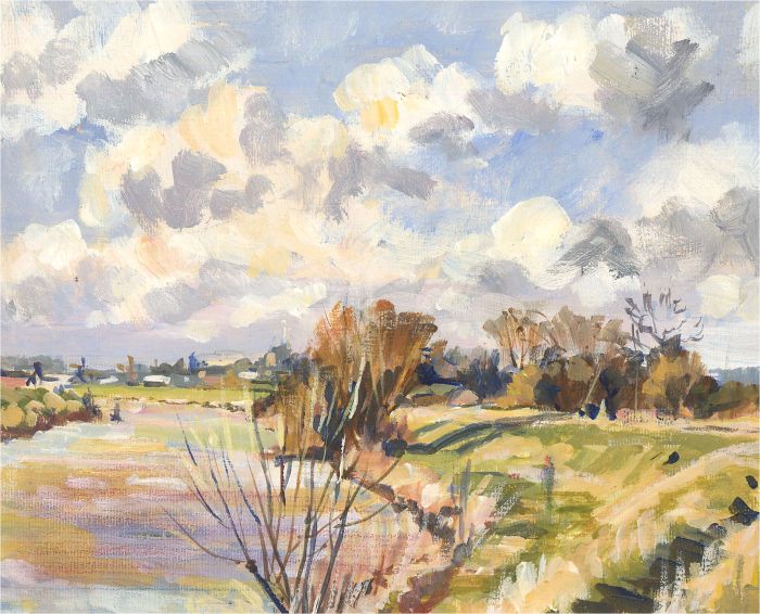 Terry Shelbourne (1930-2020) - 20th Century Oil, River Scene
