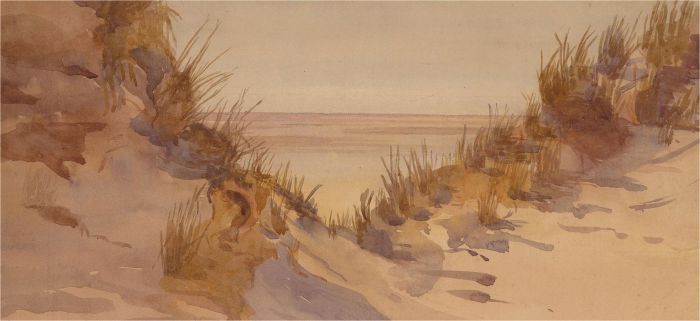 Early 20th Century Watercolour - Sand Dunes