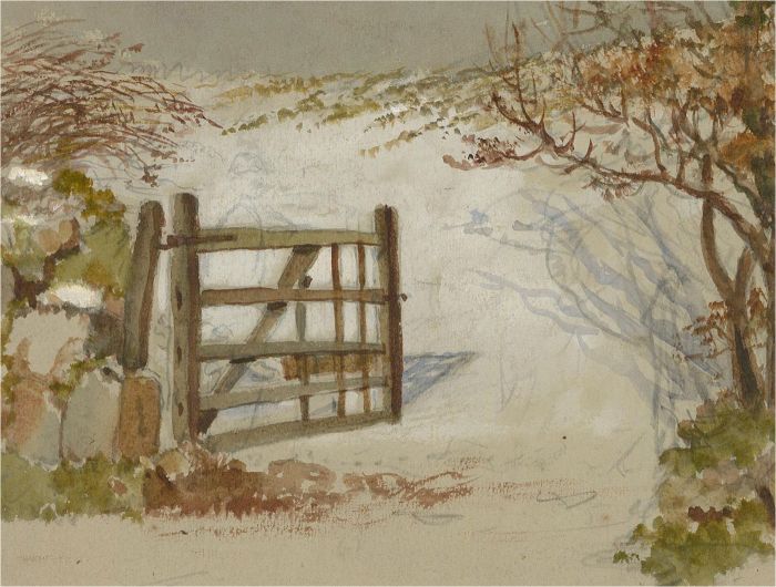 Early 20th Century Watercolour - The Gate