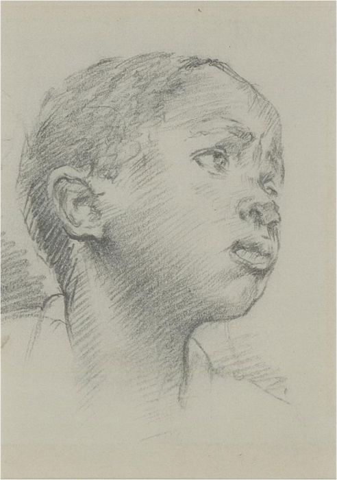 Franco Matania (1922-2006) - 20th Century Graphite Drawing, Portrait of a Boy
