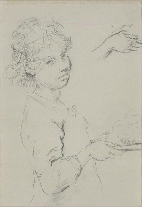 Franco Matania (1922-2006) - 20th Century Graphite Drawing, Portrait of a Child