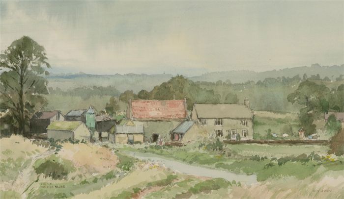 Keith Johnson (1931-2018) - Contemporary Watercolour, Woodale, Yorkshire Dales