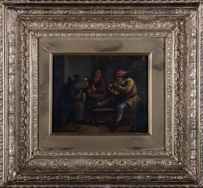 Manner of Adriaen Brouwer (1605-1638) - Mid 19th Century Oil, Drunken Chit Chat