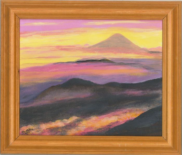 V.W. Adams - 2012 Oil, Mount Fuji