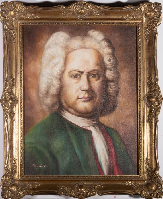 Tristan - 1978 Oil, George Frideric Handel (1685-1759)