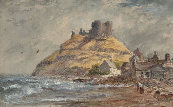 Late 19th Century Watercolour - Criccieth Castle