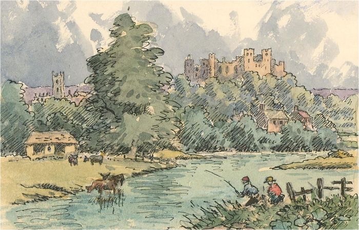 John Weston Gough (1929-2019) - Set of 18 20C Graphite Drawings, Landscapes