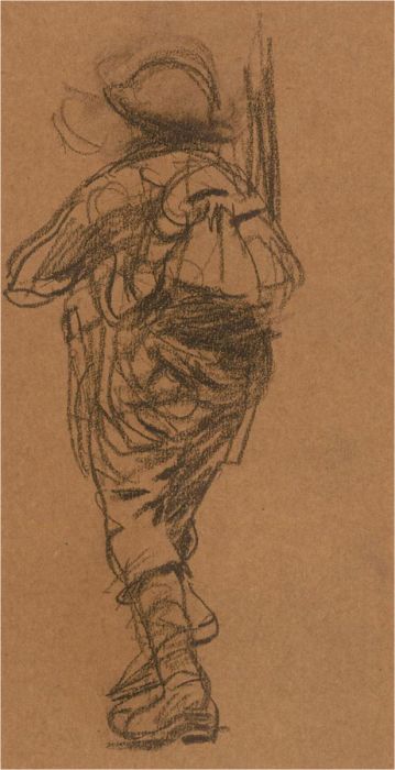 Ronald Olley (b.1923) - 20th Century Pastel, A Soldier