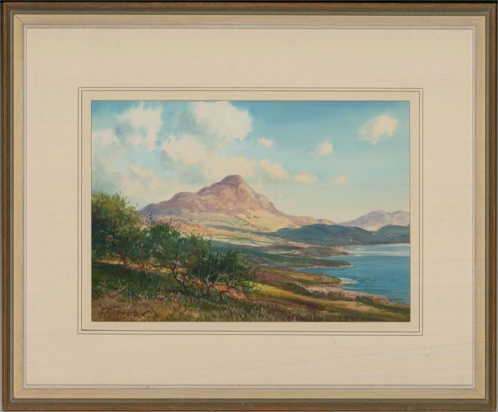 G. Trevor - 20th Century Watercolour, Mountain Scene