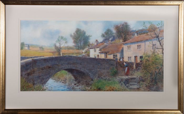 Arthur Netherwood (1864-1930) - Watercolour, Hebden, North Yorkshire