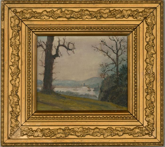 1883 Oil - Across the Lake