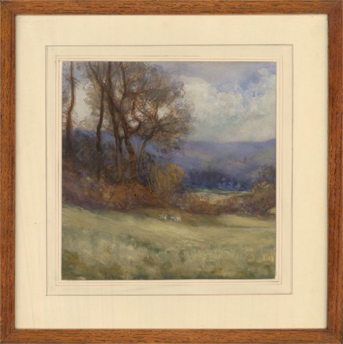 Mid 20th Century Watercolour - Rural Solitude
