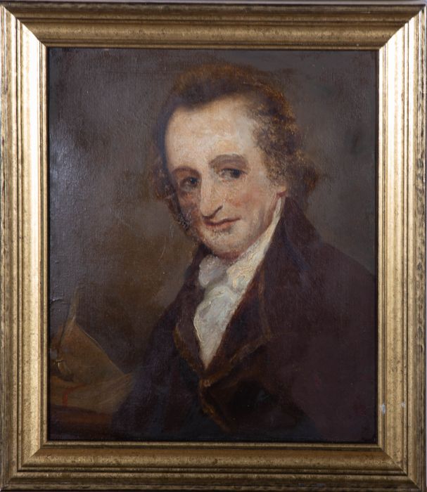 Early 19th Century Oil - The Novelist