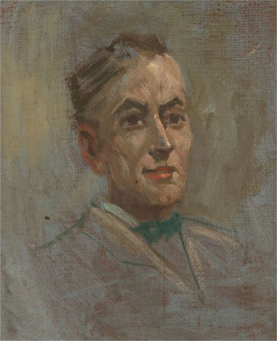 Early 20th Century Oil - Portrait of a Man
