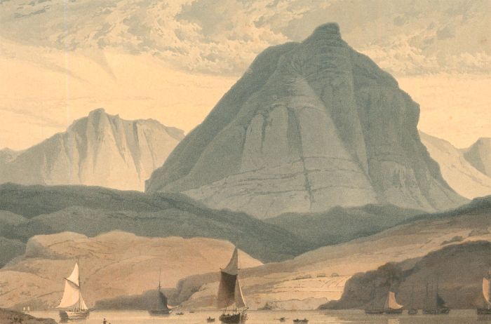 William Daniell (1769–1837) - 1820 Aquatint, Unapool In Kyles-Cu Assynt