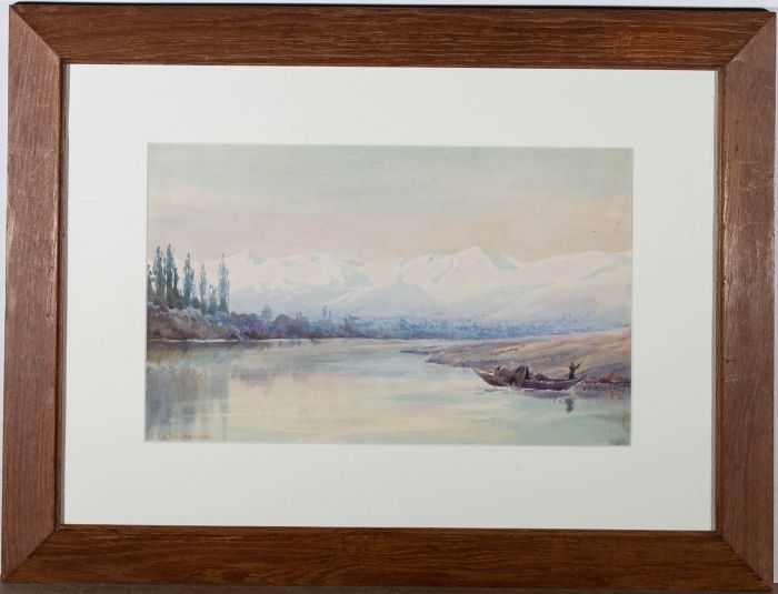 J.P. Wylderlode - Late 19th Century Watercolour, Fur Trapping, Alaska