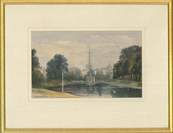 Alan Stepney Gulston (1844–1919) -Early 20th Century Watercolour, The Serpentine