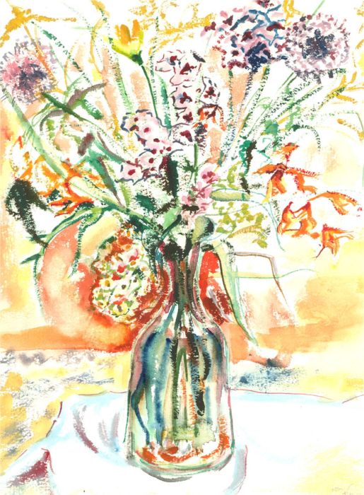 Contemporary Watercolour - Floral Vibrancy