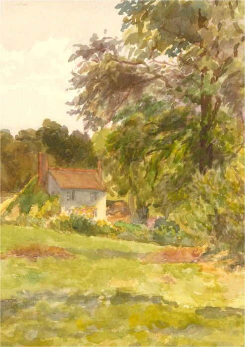 Early 20th Century Watercolour - Country Cottage