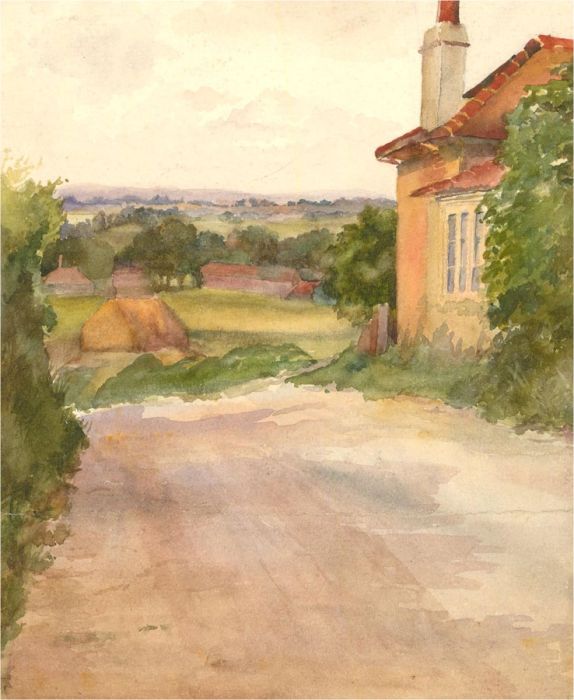 Early 20th Century Watercolour - Hamlet