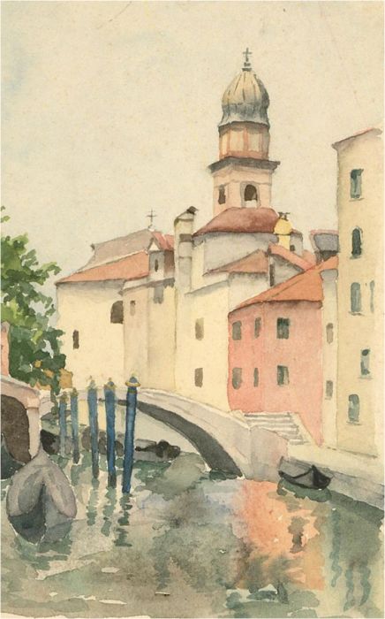 1905 Watercolour - Venetian Scene