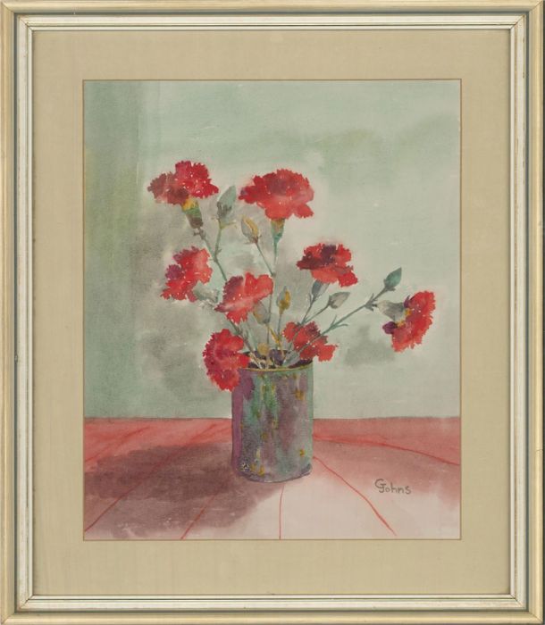 Gwen Johns - 20th Century Watercolour, Carnations