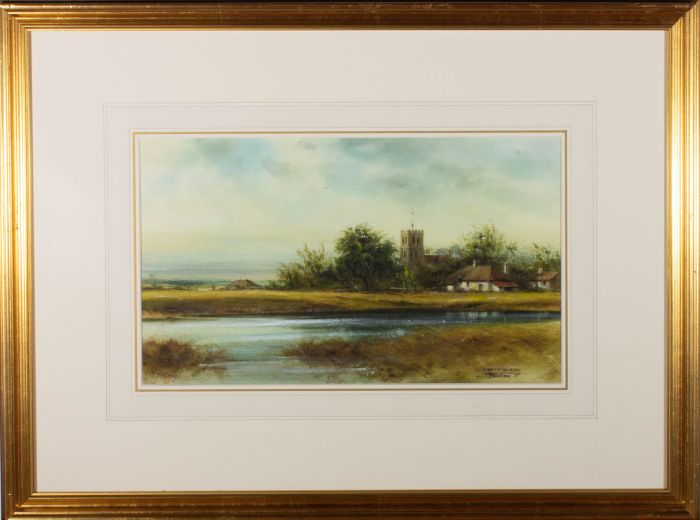 S.F. Thompson - 1971 Watercolour, Christchurch
