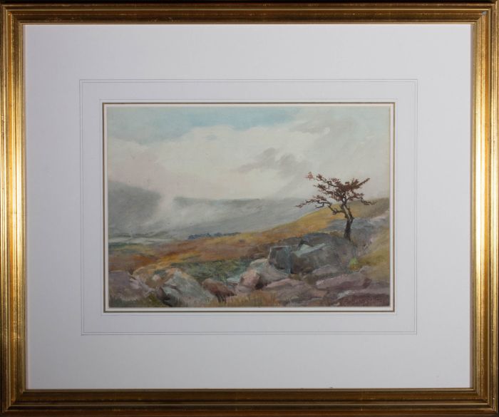 Rubens Southey (1881-1933) - Early 20th Century Watercolour, Misty Mountains