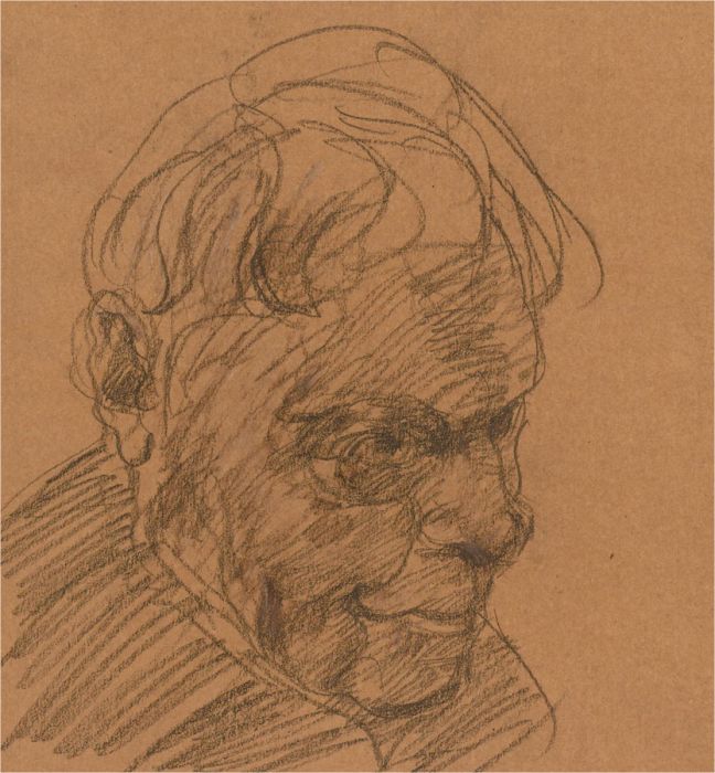 Ronald Olley (b.1923) - 20th Century Charcoal Drawing, The Boxer