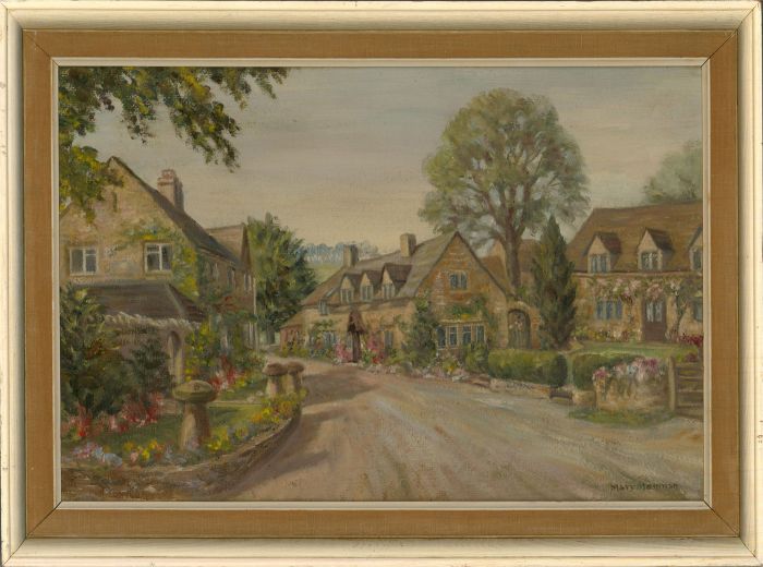 Mary Mossman  - 20th Century Oil, Little Dormers, Icomb