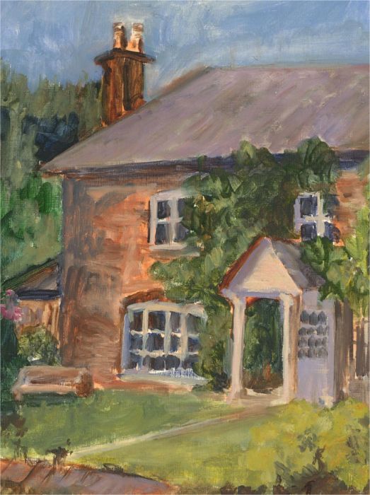 Diana M. Perowne (1934-2020) - 20th Century Oil, Country Cottage