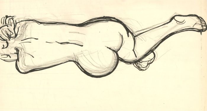 Francois Xavier Josse (1910-1991) - A Trio of India Inks, Nude Studies