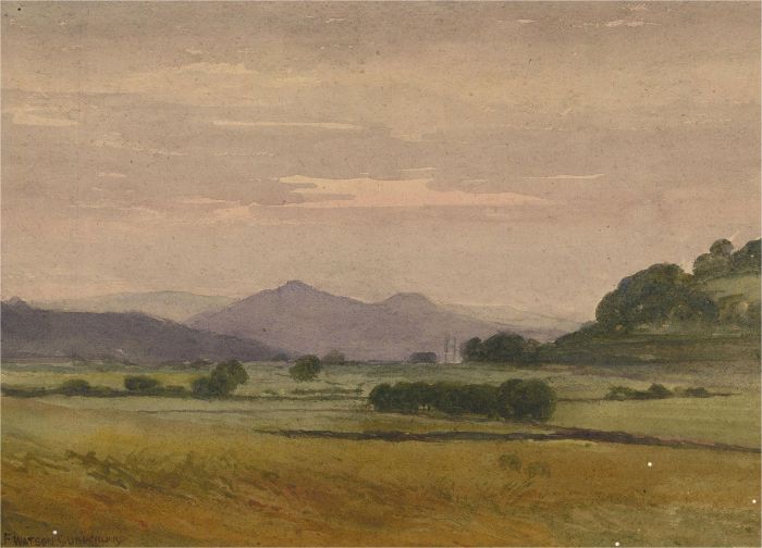 Frank Watson  - 1925 Watercolour, Sunderland Landscape